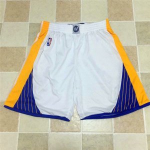 Maillot De Basket Golden State Warriors Real Embroide Rouge AU Fabric Blanc Short